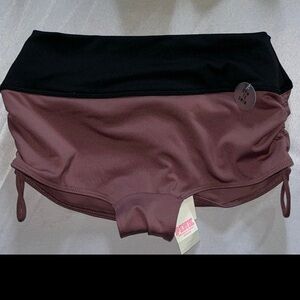 Black-Brown Swim Bottoms